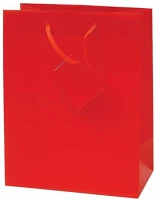 Creative 71456 Dísztasak  special simple m 18x23x10 cm egyszínű piros zsinórfüles kép
