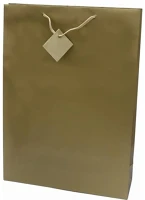 Creative 71714 Dísztasak  special simple xl 33x46x10 cm egyszínű arany zsinórfüles kép