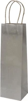 Creative 71716 Italtasak  classic simple 10x36x10 cm kraft egyszínű ezüst sodort füles kép