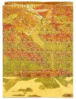 Creative 75033 Dísztasak  special hologram m 18x23x10 cm egyszínű arany sodort füles kép