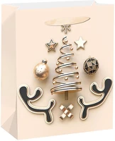 Creative 75293 Dísztasak  special m 18x23x10 cm karácsonyi színes fényes szalagfüles kép