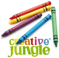 Creative jungle 15.00397 Zsírkréta  kerek hegyezett 12 színű kép
