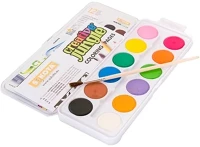 Creative jungle 15.17250 Vízfesték  28,5 mm nagygombos+ecset 12 darabos kép