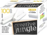 Creative jungle 15.17257 Táblakréta  fehér kerek 100 darabos kép