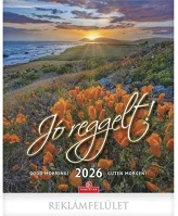 Csg 23.0130028 Falinaptár  300x340mm álló jó reggelt! 2026. kép