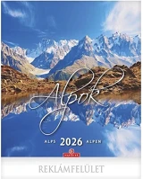 Csg 23.013010 Falinaptár  300x340mm álló alpok 2026. kép