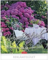 Csg 23.013014 Falinaptár  300x340mm álló virágzó kertjeink 2026. kép
