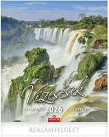 Csg 23.09064 Falinaptár  300x340mm álló vízesések 2026. kép