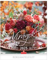 Csg FN 004 Falinaptár  300x340mm álló virágok 2025. kép