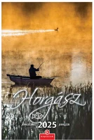 Csg FN 099 Falinaptár  210x320mm álló horgász 2025. kép