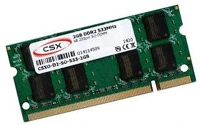 Csx 533MHZ, 128X8, CL4, 1.8V Memória notebook -  2gb ddr2 (533mhz, 128x8, cl4, 1.8v) kép