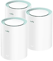 Cudy M1300 kétsávos ac1200 wi-fi mesh router, 3 db-os csomag, fehér, 216285 (m1300 3 kép
