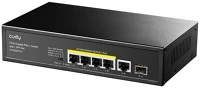 Cudy GS1005PTS1 Switch 4x1000Mbps (4xPOE+) + 1x1000Mbps +1x1Gbit SFP Uplink, Fémházas kép