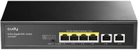 Cudy GS1006P 1x 10/100/1000(poe+/poe)+3x 10/100/1000(poe)+2x gigabit uplink, 60w poe switch kép