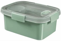 Curver 250003 szósztartóval, evőeszközzel, szögletes, műanyag, 1,2l, világoszöld kép