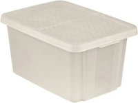 Curver COR_CSC45E Tárolódoboz, tetővel, 45 l, áttetsző,  