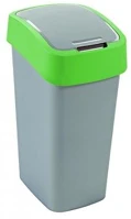 Curver COR_UCF01 Billenős szelektív hulladékgyűjtő, műanyag, 45 l, zöld/szürke kép