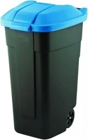 Curver COR_UCG110K Görgős szemetes, műanyag, 110l, kék/fekete kép