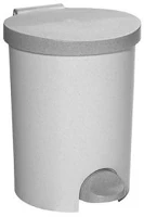 Curver COR_UCPE15LU Pedálos szemetes, műanyag, 15 l, szürke kép