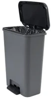 Curver COR_UCPEC50SZ Pedálos szemetes, téglalap alakú, 50 l,  