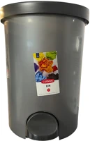 Curver DA503XSZBA3253921319233 Szemetes pedálos 15l,  szürke/fekete kép