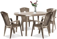 Curver H40221288_221294_4 Eltorini 4+1 kerti bútor garnitúra szett kép