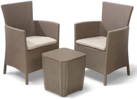 Curver H40224383 Iowa balcony kerti bútor garnitúra luzon asztallal kép