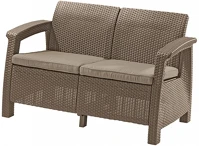 Curver h40227644 Corfu love seat kerti kanapé