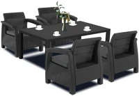 Curver H40230668_223175_2 Corfu duo kerti bútor garnitúra melody asztallal kép