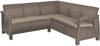Curver H40241727 Corfu relax műrattan kerti sarokgarnitúra kép