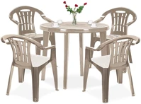 Curver H40251073_227524_4 Malisa 4+1 kerti bútor garnitúra szett kép