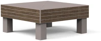 Curver H40261192 Elements signature asztal párna nélkül dió kép