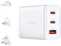D-link DCP-651 D-link hálózati adapter 65w gan 2xusb-c + 1xusb, kép