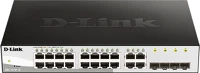 D-link DGS-1210-16/E (silber/schwarz, 4 gigabit-combo-ports) kép
