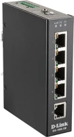 D-link DIS-100E-5W D-Link Ipari Switch 5 Port Unmanaged, 5 x 10/100 BaseT(X) ports kép