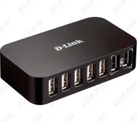 D-link DUB-H7/E 7 portos usb2.0 hub táppal kép