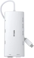 D-link DUP-A01 D-link usb-c hub 2xusb + 2xusb-c + 1xpd + 2xhdmi + 1xlan + 1xsd/tf3.0, kép
