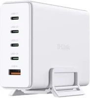 D-link GAN 4XUSB-C + 1XUSB, DCF-241/E D-link hálózati adapter 240w gan 4xusb-c + 1xusb, dcf-241/e kép
