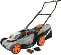 Daewoo DALLM36-380-KIT Dallm36-380-kit akkus fűnyíró 2x4,0ah akkumulátorral kép