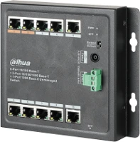Dahua PFS3111-8ET-96-F Poe switch fali -  (8 port 100mbps poe (96w) + 2port 1gbps + 1 sfp) kép