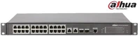 Dahua PFS4218-16ET-240 Menedzselhető poe switch, 16x 10/100 poe/poe+ (240w) + 2x gigabit/sfp combo uplink, highpoe(1,2) kép