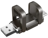 Dahua USB-S809-32-512GB 512gb s809 usb-a/c 3.2 gen2 pendrive box fekete kép