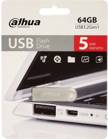 Dahua USB-U106-30-64GB 64gb u106 usb-a 3.0 pendrive box ezüst kép