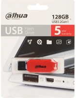 Dahua USB-U176-31-128G 128gb u176 usb-a 3.2 gen1 pendrive box piros kép