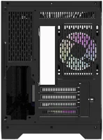 Darkflash DARFLASH FT418 Darflash ft418 számítógépház + 6 argb ventilátor (fekete) kép