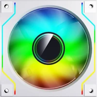 Darkflash DM20 Dm20 argb ház hűtő ventilátor 12cm fehér kép