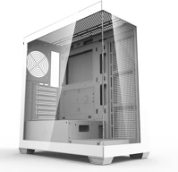 Darkflash DS900WH Ds900 táp nélküli ablakos ház fehér kép