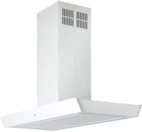 Davoline FLOW 90 FEKETE fehér Sziget páraelszívó LED világítás  1 db motor, 800 m3/h,  40-67 kép