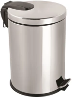 Day-co metal ALDDM0101 Rozsdamentes acél pedálos szemetes, kivehető műanyag vödörrel, 3l, fényes kép