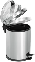 Day-co metal ALDDM0104F Rozsdamentes acél pedálos szemetes, záródás csillapítóval, 12l, fényes kép